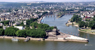 Panoramoansicht von Koblenz